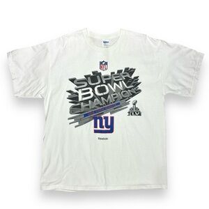 NFL New York Giants Super Bowl XLVI Champions Locker Room Tee Tshirt